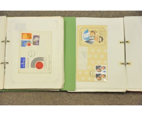 Two albums containing first day covers. 