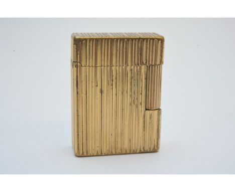 A gold plated Dupont lighter