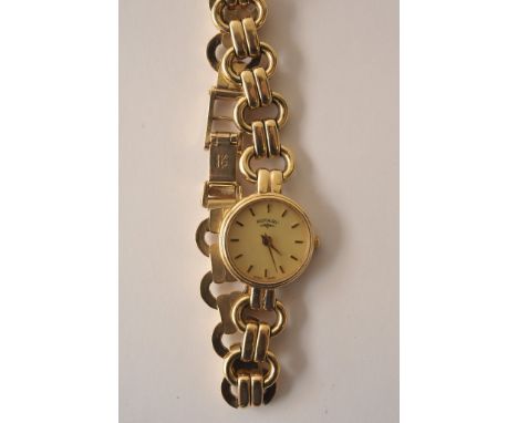 A ladies 9ct gold wristwatch by Rotary