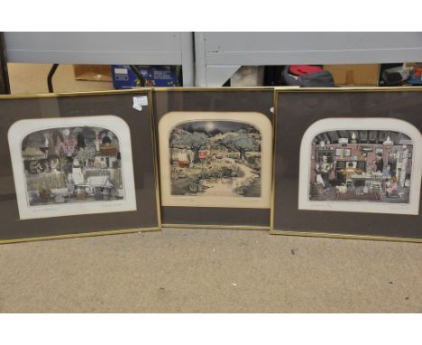 Three signed prints signed by the artist Graham Clarke comprising two limited editions and an artist proof, Tom Tinker 39/400