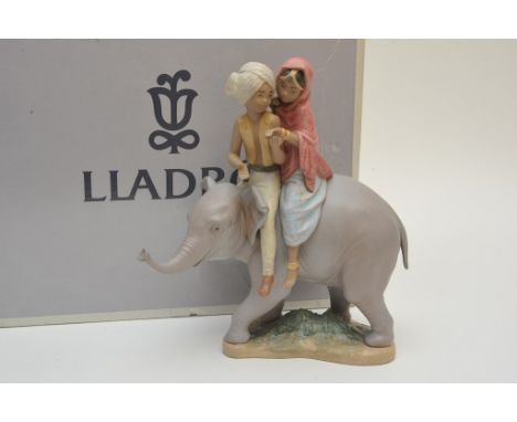 A boxed Lladro 'Hindu Children' model