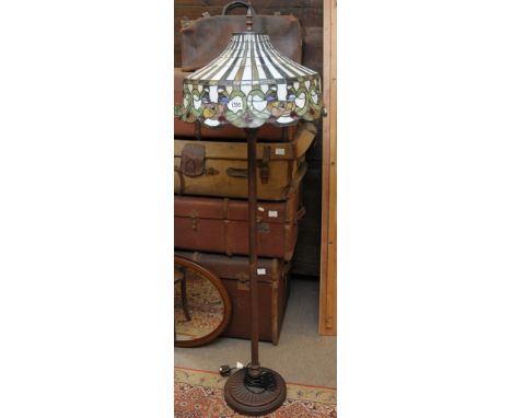 A Tiffany style standard lamp 