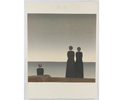 Will Barnet (American 1911-2012). Peter Grimes, colour lithograph, signed and dated 1983 lower right, numbered 172/250 lower 
