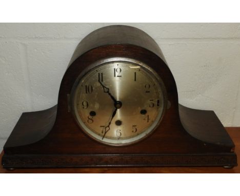 OAK MANTEL CLOCK  