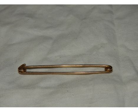 9CT GOLD SCARF PIN  3.29G  