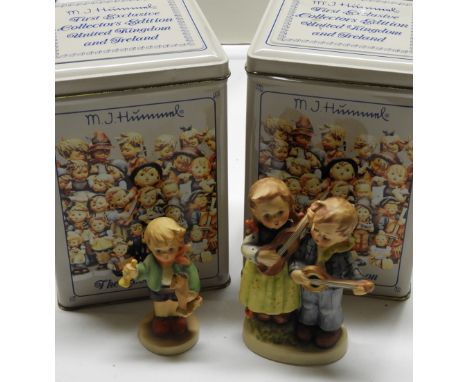 2 HUMMEL 1ST EXCLUSIVE COLLECTORS EDITIONS THE LOVE LIVES ON TO TINS  
