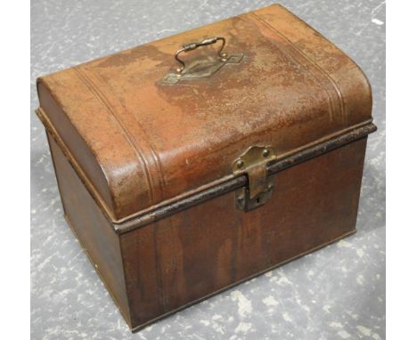 SMALL METAL TRUNK 14'X10'X10'H  