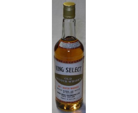 BOTTLE OF KING SELECT OLD SCOTCH WHISKY BURN BRAE (BLENDERS)LTD PERTH  