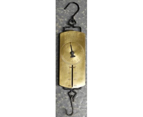BRASS SALTER SCALES  