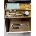 (2) Mitutoyo Dial Bore's .7"-1.4" With No Indicator & Mitutoyo Dial Bore Indicatior .7"-1.4"