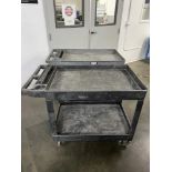 (2) Rubbermaid Shop Carts