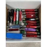Box of Medium/Large Go & No Go Thread Gages Various Sizes