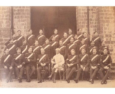 An album of photographs, late 19th Century, to include photographs from the British Raj period in India depicting various rac