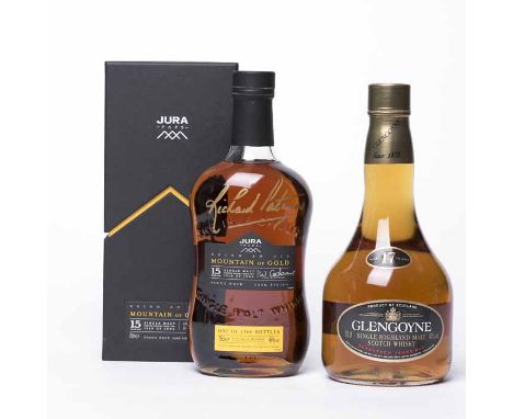 JURA MOUNTAIN OF GOLD Single Island Malt Whisky, NCF, Pinot Noir Cask Finish, Signed by Master Blender Richard Paterson and J