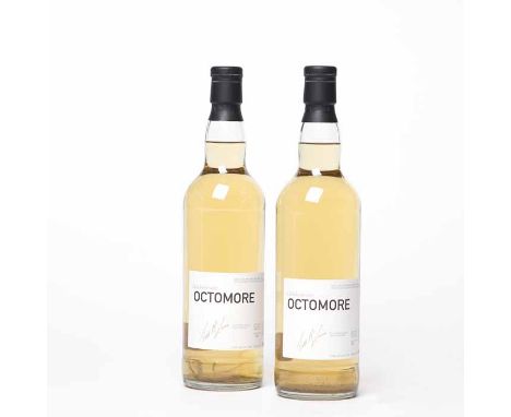 OCTOMORE FUTURES (2) Islay Single Malt Scotch Whisky. Made using Optic barley, and distilled on 16th October 2002. Matured in