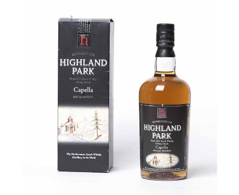 HIGHLAND PARK CAPELLA Single Malt Scotch Whisky. 70cl, 40% volume, in carton.