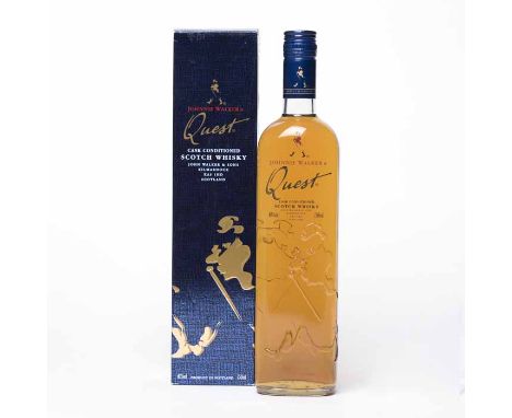 JOHNNIE WALKER QUEST
Blended Scotch Whisky. 750ml, 40% volume, in carton. CONDITION REPORT: Very good.