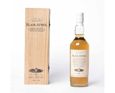 BLAIR ATHOL AGED 12 YEARS FLORA &amp; FAUNA - FIRST EDITION Highland Single Malt Scotch Whisky. 70cl, 43% volume, in wooden b