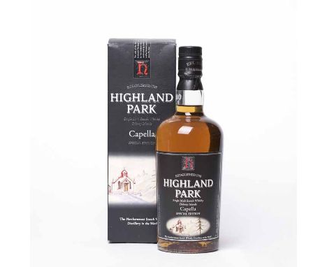 HIGHLAND PARK CAPELLA Single Malt Scotch Whisky. 70cl, 40% volume, in carton.