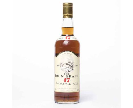 'THE JOHN GRANT' AGED 17 YEARS
Pure Malt Scotch Whisky. Widely accepted to be a bottling of Glenfarclas. Produced & bottled b