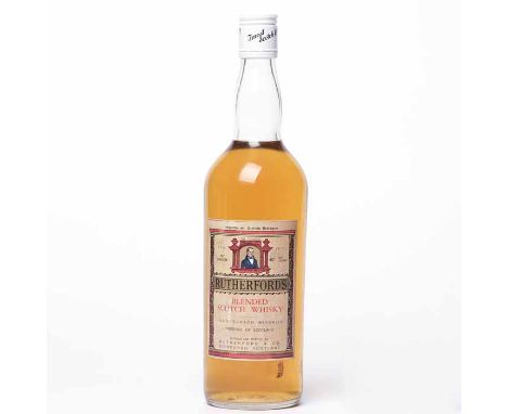 RUTHERFORD'S - 1960s Blended Scotch Whisky. Labelled for the French market. Full bottle size, no capacity stated, 70° proof.