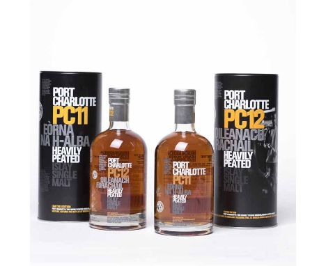 PORT CHARLOTTE PC11 EÒRNA NA H-ALBA
Islay Single Malt Scotch Whisky. 700ml, 59.5% volume, in tin. NCF.
PORT CHARLOTTE PC12 OI