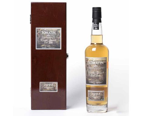TOMATIN 1998 AGED 13 YEARS CASTLE STUART GOLF LINKS Highland Single Malt Scotch Whisky. Bottle no. 238. 700ml, 46% volume, in