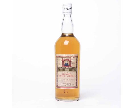 RUTHERFORD'S - 1960s Blended Scotch Whisky. Labelled for the French market. Full bottle size, no capacity stated, 70° proof.