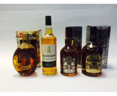 AMENDED DESCRIPTION
CHIVAS REGAL AGED 12 YEARS Blended Scotch Whisky. 1 litre, 43% volume, in carton. HOUSE OF COMMONS 12 YEA