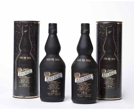 BLACK BOTTLE AGED 15 YEARS (2) Blended Scotch Whisky. 75cl, 43% volume, in tube. 2 bottles.