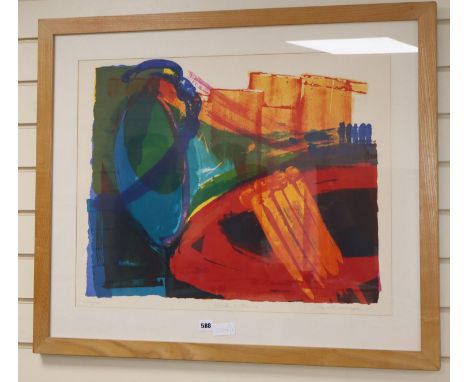 Charlotte Cornish, limited edition print,, 'Norfolk + Chance', signed, numbered 20/20, 55 x 71cmCONDITION: Ground paper looks