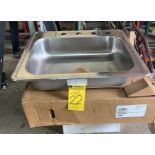 Stainless Steel 1-Compartment Sink, 22" x 25" - New in the Box