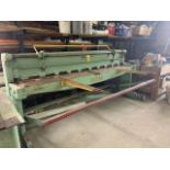 Pexto 8' Jump Shear, Model 19-A