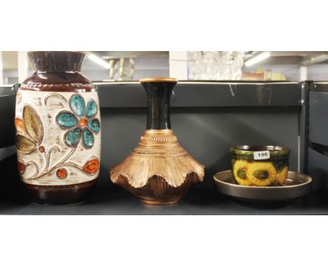 Four 1960's ceramic items, tallest 40cm.