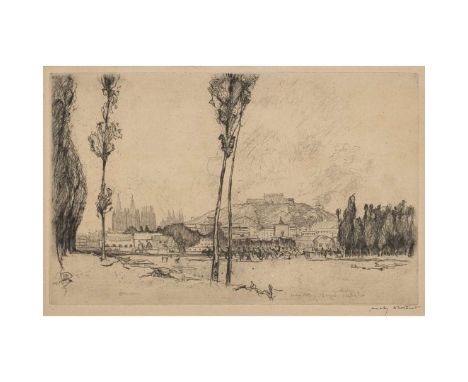  JAMES MCBEY (SCOTTISH 1883-1959) OLD CASTILE - 1911 Etching, signed, inscribed ‘Burgos’ and dated '21st July 1919' to plate,