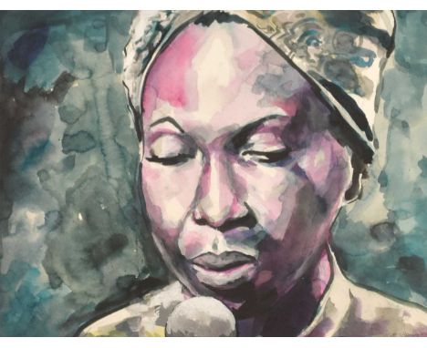 Matthew O'Hanlon (American Contemporary) Portrait of a Woman, signed lower right, numbered 7/12, limited edition print, measu