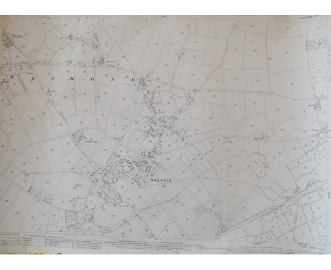 SHROPSHIRE O.S. MAPS. Circa 150 Ordnance Survey Maps of Shropshire, Mostly early 20th century, most on a scale of 25 inches t