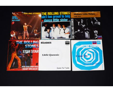 Rolling Stones, approx forty mainly German and French 7" Singles, many in picture sleeves, various years and conditions 