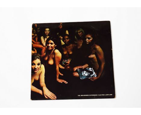 Jimi Hendrix, Electric Ladyland - Track 613008 UK 1968 stereo album, 1st press with blue text to sleeve VG+ dice one EX- stic