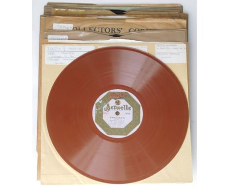 Vocal records, 10-inch, tenor: Friant, Gigli (6), Lafont, McCormack, Martin, Martinelli, Micheletti, Pertile (5), Villabella 