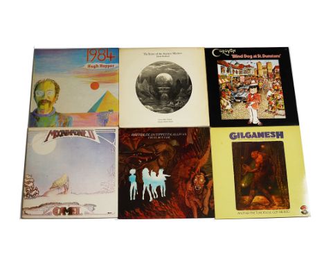 Canterbury Scene, Eighteen LPs by 'Canterbury Scene' related artists including Camel, Caravan, Robert Wyatt, Hugh Hopper and 