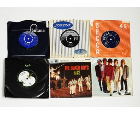 7" Singles and Eps, approx eighty mainly 1960's 7" Singles and Eps, Artist include Beatles, Rolling Stones, Beach Boys, Cream