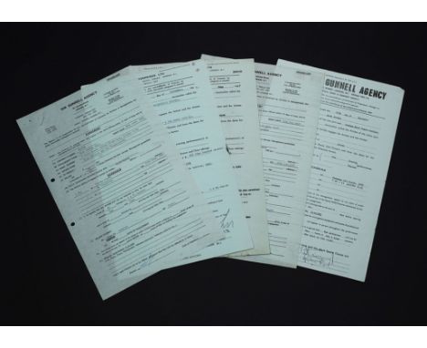 Klooks Kleek Club,  five original 1960s contracts / agreements, Cliff Bennett and The Rebel Rousers - 11th October 1966, Craz