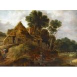 Gillis Peeters: Holländisches Bauerngehöft am Waldrand