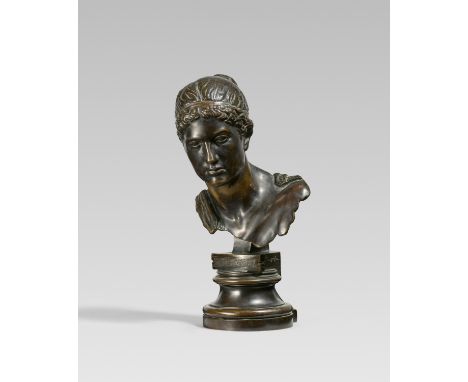 KLINGER, MAX1857 Leipzig - 1920 Großjena/ NaumburgTitel: Kassandra. Datierung: Wohl 1903. Technik: Bronze. Maße: 30cm. Bezeic