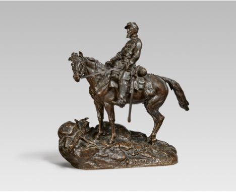 LANCERAY, EUGÈNE ALEXANDROVITCH('Ievgeni Alexander Lanceray')St. Petersburg 1848 - 1886Titel: Französischer Offizier zu Pferd