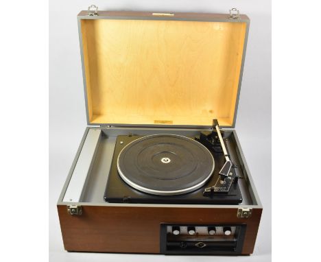 A Vintage Clarke and Smith Record Player with Garrard SP 20B Deck 
