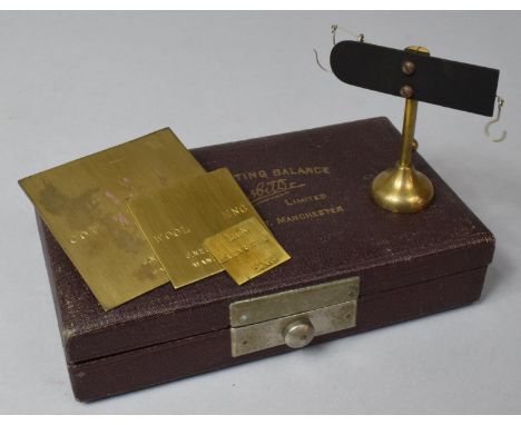 A Cased Vintage Nesbitt Yarn Sorting Balance 