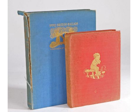 Barrie (J.M.) 'Peter Pan in Kensington Gardens', illustrated by Arthur Rackham, Hodder &amp; Stoughton, red cloth boards; tog