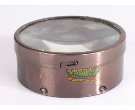 Magic lantern lens by Envoy of Birmingham, 12cm diameter